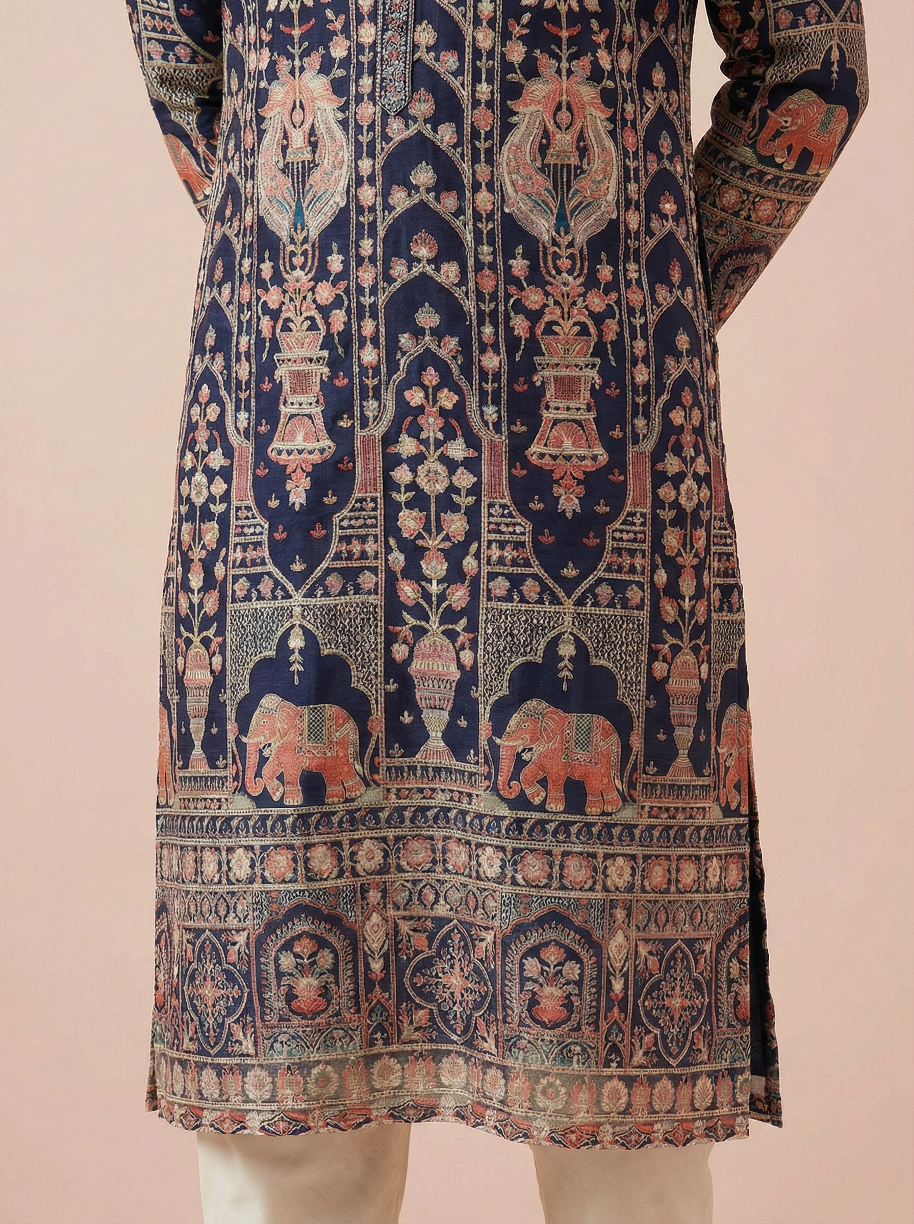 Wedding embroidered kurta men