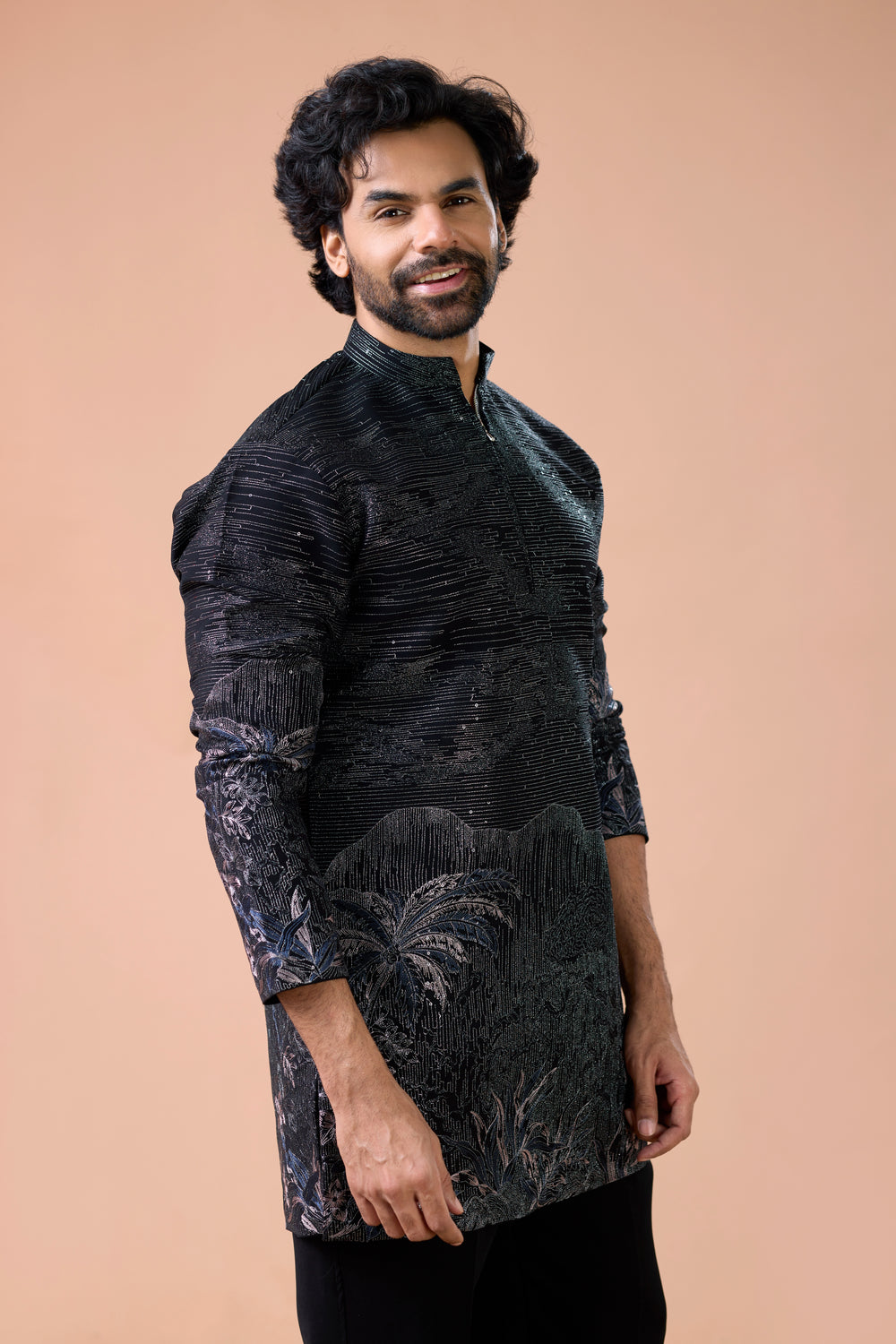 Men festive short kurta