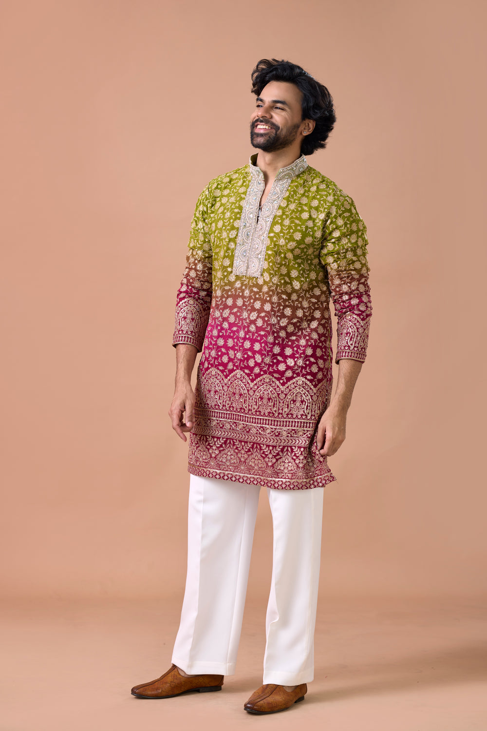 Designer Men Embroidered Kurta Set