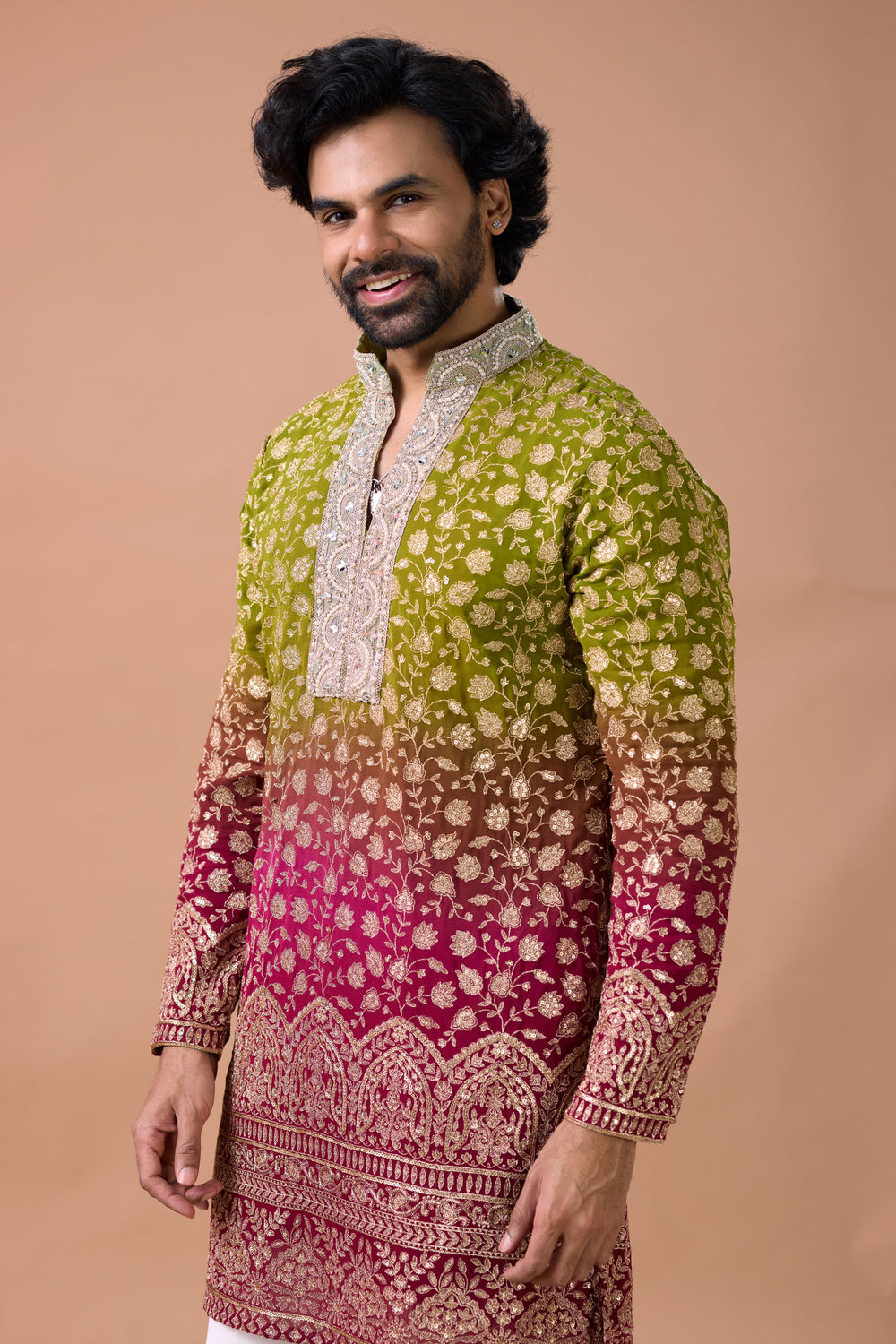 Affordable Men Embroidered Kurta Set