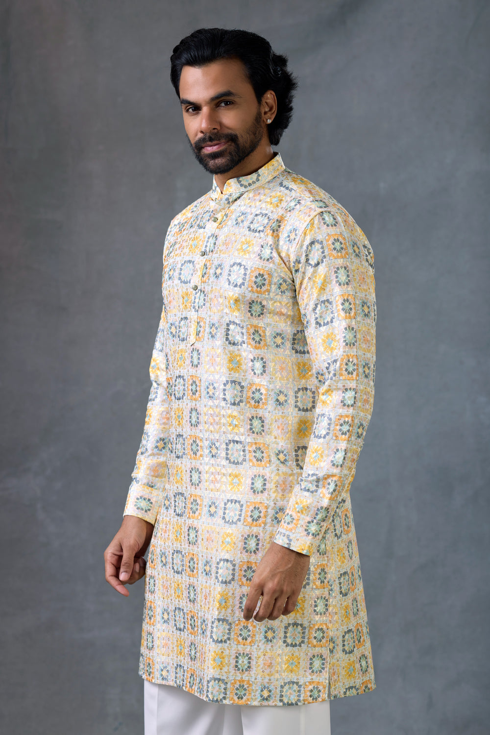 festive kurta set for men