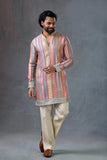 Men designer silk kurta set