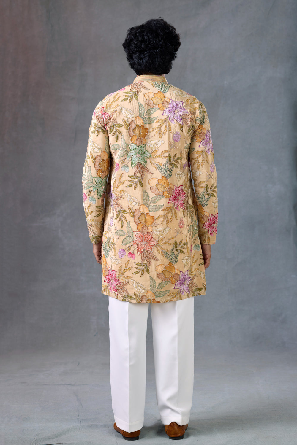 Premium Multicolor Blossom Designer Kurta Party Wear