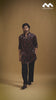 Mustard Gold Heritage Embroidered Kurta with Stole
