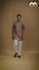 Mustard Gold Heritage Embroidered Kurta with Stole