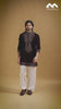 Mustard Gold Heritage Embroidered Kurta with Stole