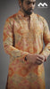 Mustard Gold Heritage Embroidered Kurta with Stole