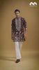 Royal Burgundy Gardenia Embroidered Kurta Set