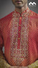 Mustard Gold Heritage Embroidered Kurta with Stole