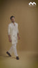 Off White Floral Heritage Embroidered Kurta Set