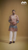 Cream Regal Scenic Patterned Kurta Set