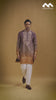 Regal Plum Paisley Embroidered Kurta Set