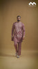 Mustard Gold Heritage Embroidered Kurta with Stole