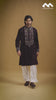 Mustard Gold Heritage Embroidered Kurta with Stole
