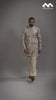 Mustard Gold Heritage Embroidered Kurta with Stole