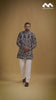 Mustard Gold Heritage Embroidered Kurta with Stole
