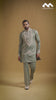 Mustard Gold Heritage Embroidered Kurta with Stole