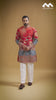 Crimson Heritage Scenic Embroidered Kurta