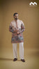 Cream Heritage Scenic Art Kurta Set