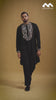 Mustard Gold Heritage Embroidered Kurta with Stole