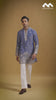 Mustard Gold Heritage Embroidered Kurta with Stole