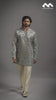 Mustard Gold Heritage Embroidered Kurta with Stole