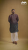 Royal Plum Ombre Embroidered Kurta Set