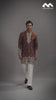 Mustard Gold Heritage Embroidered Kurta with Stole