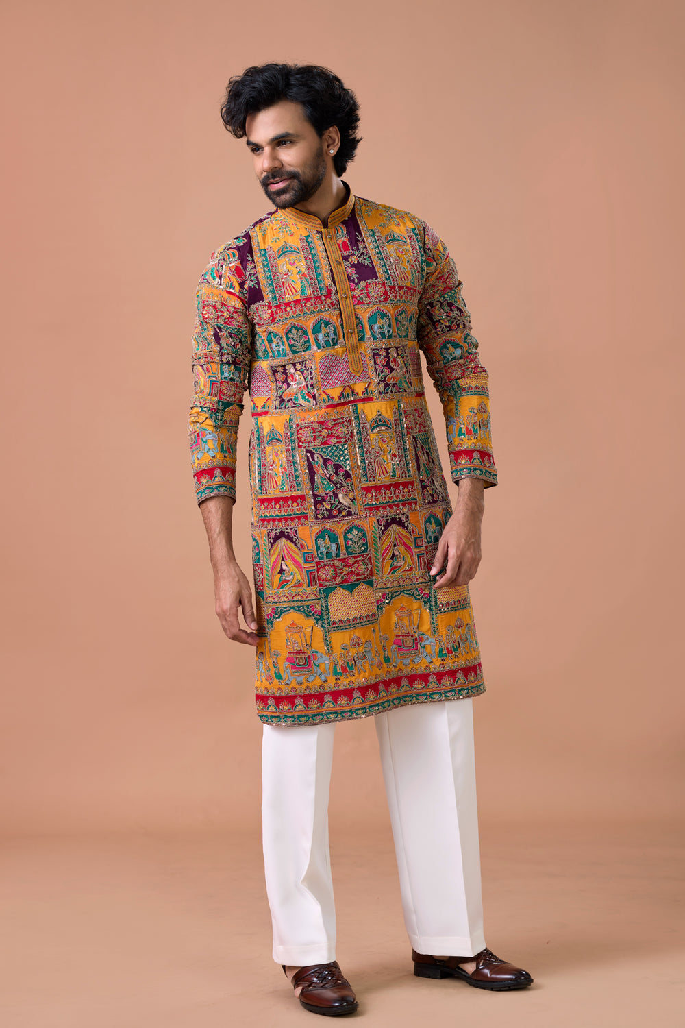 men Rajwadi kurta online