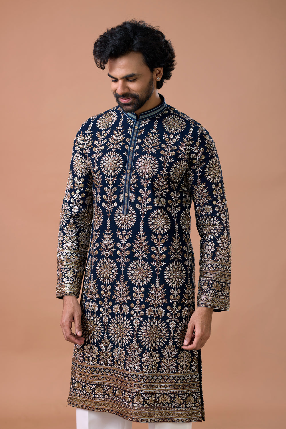 Premium Mens Embroidered Kurta Set
