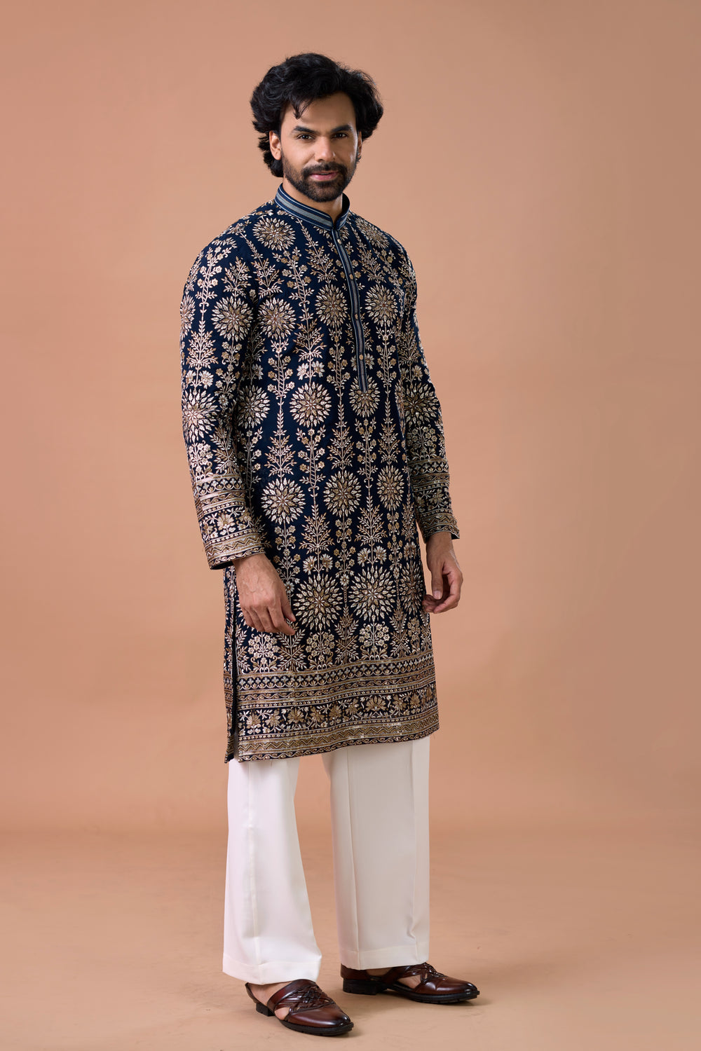 Best Mens Embroidered Kurta Set