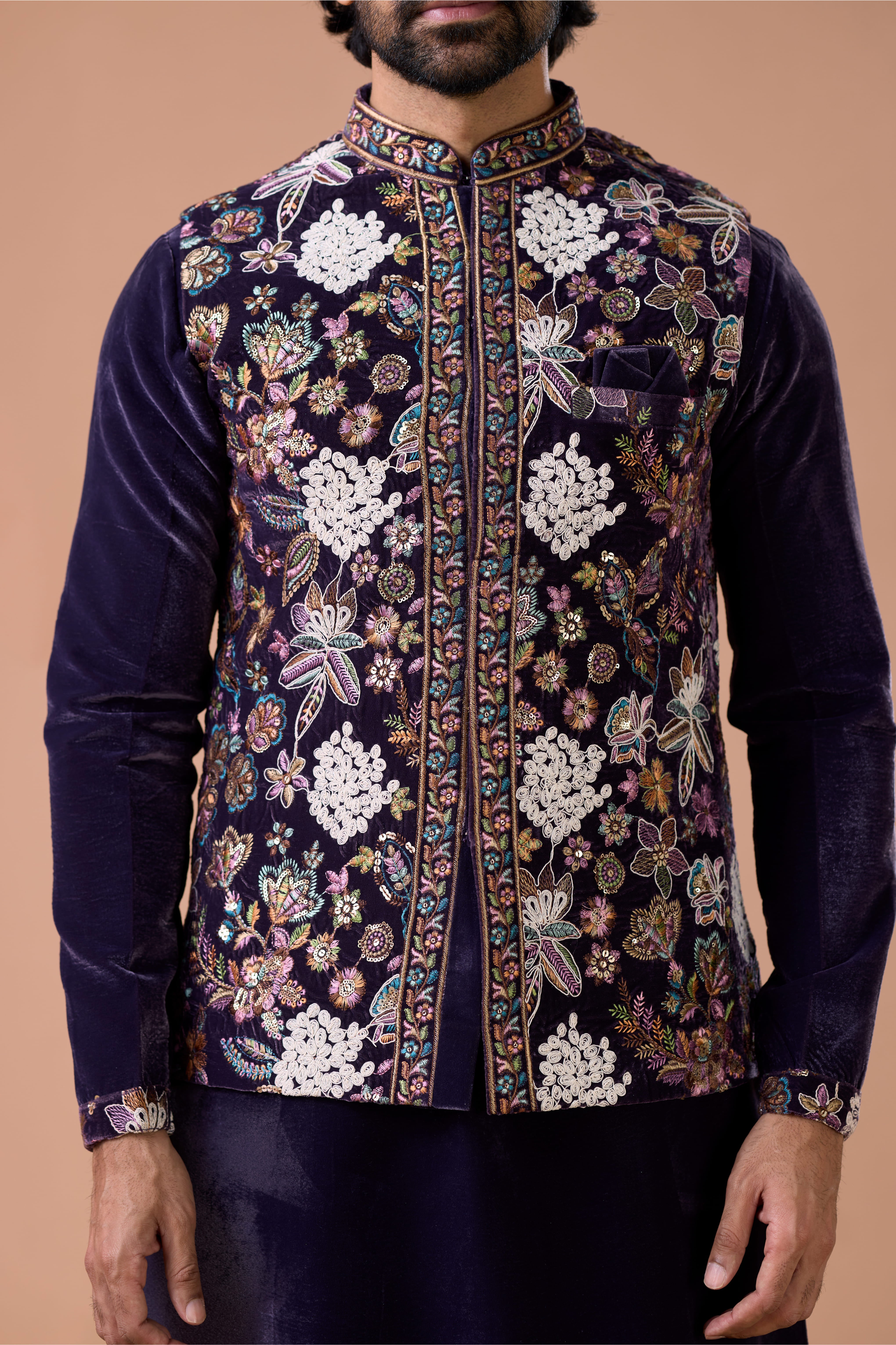 Mens Nehru Jacket Kurta Combo