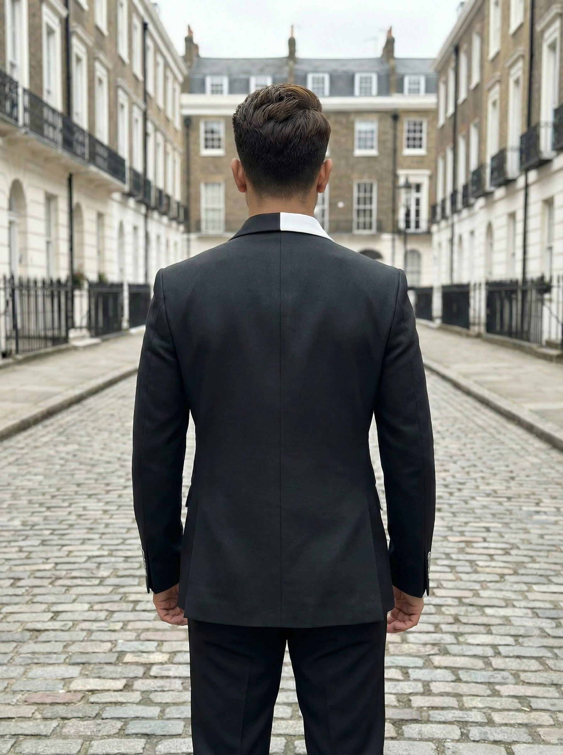 Stylish white blazer men