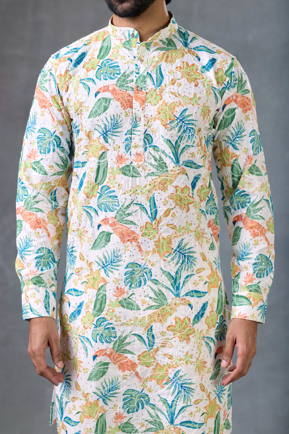 Festive kurta pajama set men